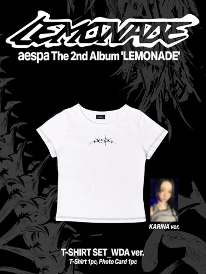 AESPA - MAKE IT LEMONADE MD / T-SHIRT SET (WDA ver.) - K-Pop Time