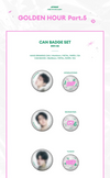ATEEZ –  GOLDEN HOUR : PART.5 POP UP OFFICIAL MD /  CAN BADGE SET