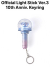 SEVENTEEN OFFICIAL LIGHT STICK VER. 3 10th Anniv. KEYRING