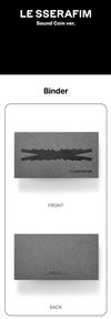 LE SSERAFIM - SOUND COIN ver. / BINDER *September Release*