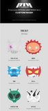 P1Harmony – OFFICIAL LIGHT STICK VER.2 CUSTOM MASK