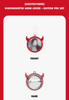 BABYMONSTER - SEE YOU THERE IN SEOUL OFFICIAL MD / HORN COVER + BUTTON PIN SET
