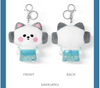 LE SSERAFIM  - PUREFLOW 2026 OFFICIAL TOUR MD /  FIM'S CLUB PLUSH KEYRING