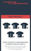 CORTIS - PUT YOUR PHONE DOWN 2026 TOUR MD / PHOTO T-SHIRT (NAVY)