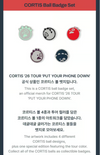 CORTIS - PUT YOUR PHONE DOWN 2026 TOUR MD / CORTIS BALL BADGE SET