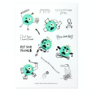 CORTIS - PUT YOUR PHONE DOWN 2026 TOUR MD / CORTIS BALL STICKER SET