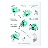 CORTIS - PUT YOUR PHONE DOWN 2026 TOUR MD / CORTIS BALL STICKER SET