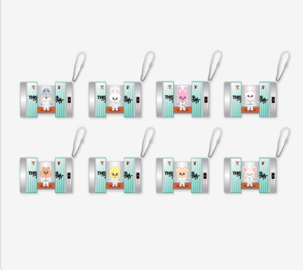 Stray Kids -THIS & THAT POP-UP STORE OFFICIAL MD / SKZOO CAPSULE ACRYLIC KEYRING