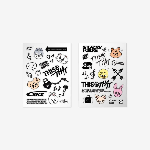 Stray Kids -THIS & THAT POP-UP STORE OFFICIAL MD / TATTOO STICKER