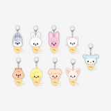 Stray Kids -THIS & THAT POP-UP STORE OFFICIAL MD / PLUSH KEYRING ICECREAM Ver.