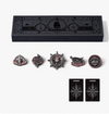 ATEEZ - ATEEZ X FANPLDAY OFFICIAL MD / METAL PIN SET VOYAGE EDITION