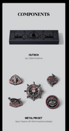 ATEEZ - ATEEZ X FANPLDAY OFFICIAL MD / METAL PIN SET VOYAGE EDITION