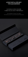ATEEZ - ATEEZ X FANPLDAY OFFICIAL MD / METAL PIN SET VOYAGE EDITION