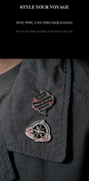 ATEEZ - ATEEZ X FANPLDAY OFFICIAL MD / METAL PIN SET VOYAGE EDITION