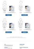 ATEEZ - ANITEEZ IN DEJAVU / SILVER ANITEEZ PLUSH KEYRING + Photocard