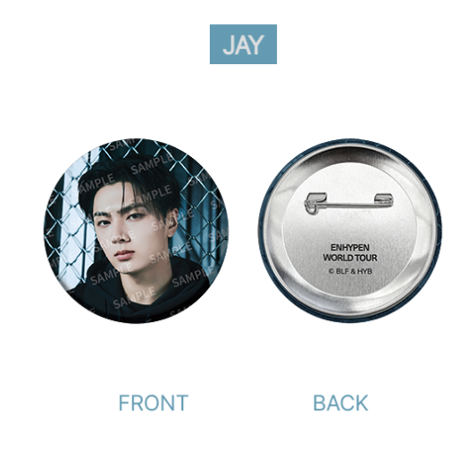 ENHYPEN - BLOOD SAGA TOUR MERCH / Random Capsule (Can Badge)