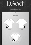XLOV - I,GOD OFFICIAL MD / T-SHIRT + Photocard Set