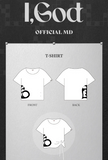 XLOV - I,GOD OFFICIAL MD / T-SHIRT + Photocard Set