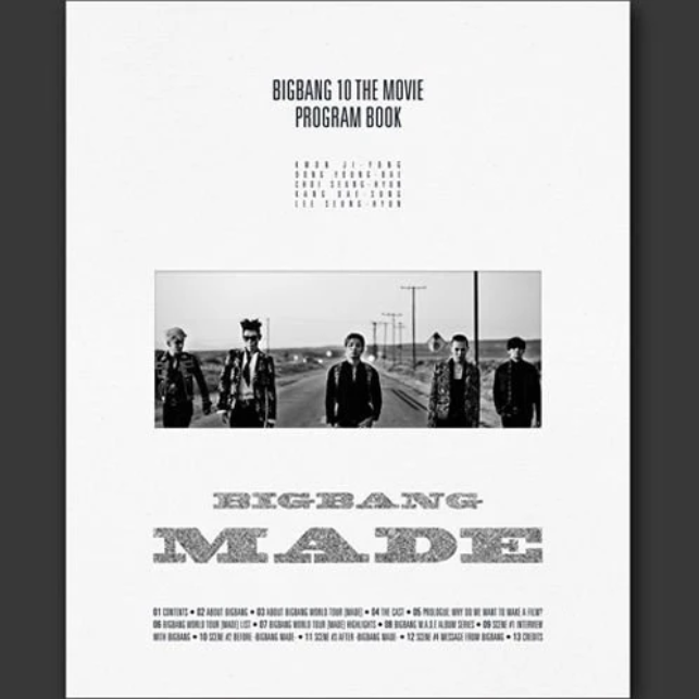 BIGBANG - BIGBANG 10 THE MOVIE PROGRAM BOOK