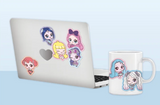 AESPA - TEENIEPING X Hearts2Hearts MD / STICKER POUCH SET