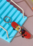 EVAN - GLIDDY Official Merch / Mini Skateboard Keyring