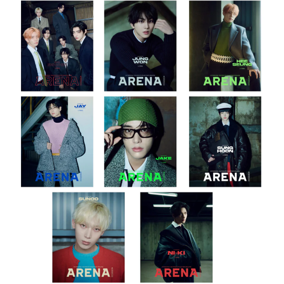 ARENA HOMME OCTOBER 2024 / ENHYPEN