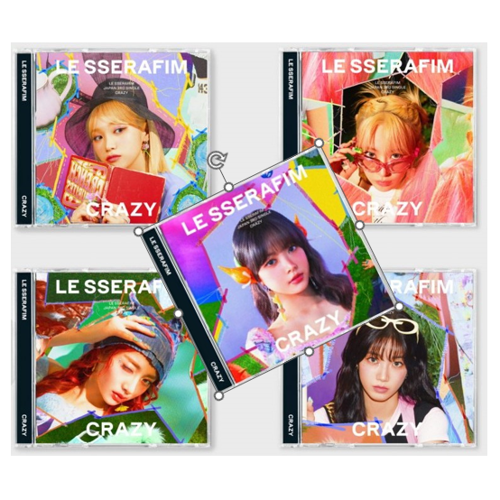 LE SSERAFIM - CRAZY / Japanese Solo Edition (Member versions) - K