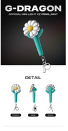 G-DRAGON - OFFICIAL MINI LIGHT KEYRING (BLACK or GREEN)