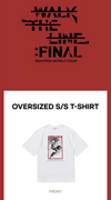 ENHYPEN - WALK THE LINE : FINAL WORLD TOUR OFFICIAL MD / OVERSIZED S/S T-shirt