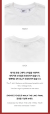 ENHYPEN - WALK THE LINE : FINAL WORLD TOUR OFFICIAL MD / OVERSIZED S/S T-shirt