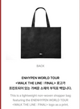 ENHYPEN - WALK THE LINE : FINAL WORLD TOUR OFFICIAL MD / SHOPPER BAG