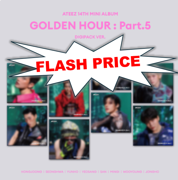ATEEZ - GOLDEN HOUR Part.5  / Digipack Ver. *FLASH PRICE / STRICTLY RANDOM*