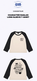 BABYMONSTER - CHOOM WORLD TOUR IN SEOUL OFFICIAL MD / CHARACTER RAGLAN LONG SLEEVE T-SHIRT