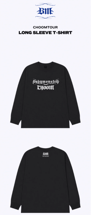BABYMONSTER - CHOOM WORLD TOUR IN SEOUL OFFICIAL MD / LONG SLEEVE