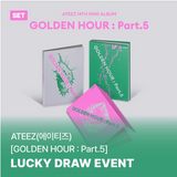 ATEEZ - GOLDEN HOUR Part.5 *SET OF 3 + SOUNDWAVE 2ND LUCKY DRAW POBS*