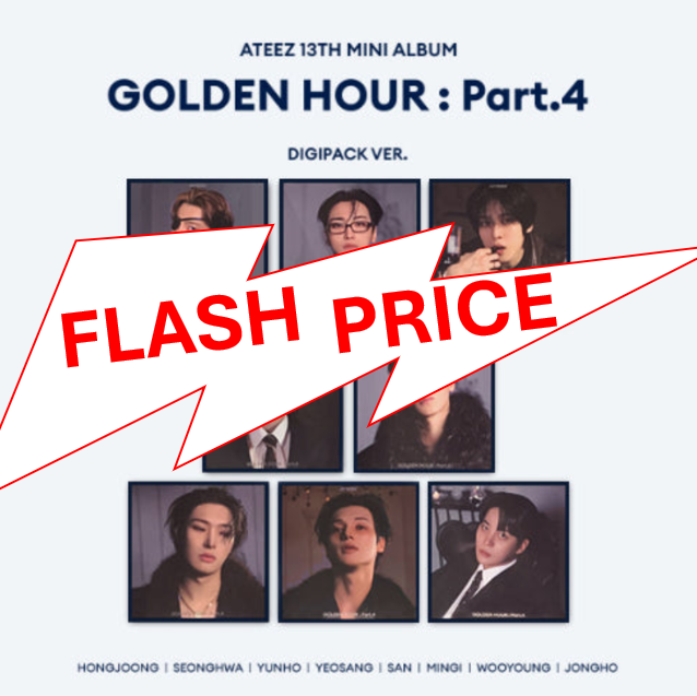 ATEEZ - GOLDEN HOUR Part.4 / Digipak Ver. *FLASH PRICE / STRICTLY RANDOM* - ONLINE ONLY