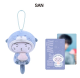 ATEEZ - 8TH ANNIVERSARY EXHIBITION: BLUE DRIFT OFFICIAL MD / PLUSH SEA KEYRING + PHOTOCARD (DEC '26)