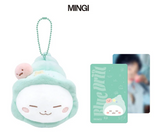 ATEEZ - 8TH ANNIVERSARY EXHIBITION: BLUE DRIFT OFFICIAL MD / PLUSH SEA KEYRING + PHOTOCARD (DEC '26)