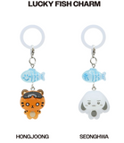 ATEEZ - 8TH ANNIVERSARY EXHIBITION: BLUE DRIFT OFFICIAL MD / LUCKY FISH CHARM (RANDOM) -DEC '26