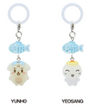 ATEEZ - 8TH ANNIVERSARY EXHIBITION: BLUE DRIFT OFFICIAL MD / LUCKY FISH CHARM (RANDOM) -DEC '26
