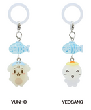 ATEEZ - 8TH ANNIVERSARY EXHIBITION: BLUE DRIFT OFFICIAL MD / LUCKY FISH CHARM (RANDOM) -DEC '26