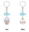 ATEEZ - 8TH ANNIVERSARY EXHIBITION: BLUE DRIFT OFFICIAL MD / LUCKY FISH CHARM (RANDOM) -DEC '26