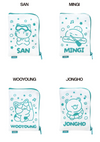 ATEEZ - 8TH ANNIVERSARY EXHIBITION: BLUE DRIFT OFFICIAL MD / MINI POUCH (RANDOM) -DEC '26