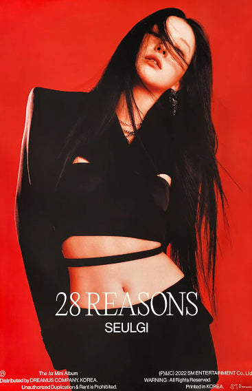 Poster: SEULGI (Red Velvet) - 28 Reasons