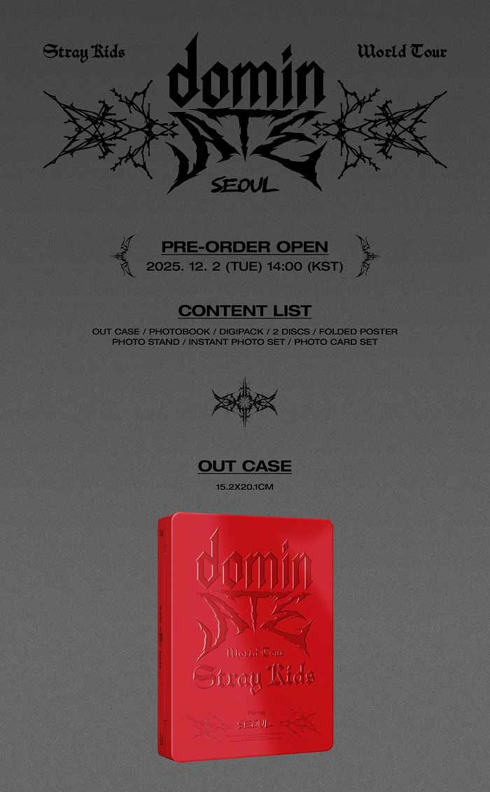 Stray Kids - World Tour 'dominATE SEOUL' 2Blu-ray + BONUS - K-Pop Time