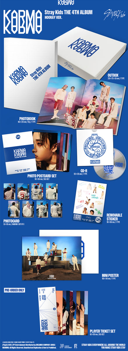 Album Stray Kids "KARMA" [CEREMONY Ver.] - Édition Complète Avec Livre Photo, CD, Cartes Et Mini Poster - 3