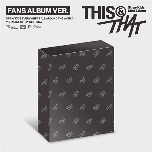STRAY KIDS - THIS & THAT / FANS ALBUM VER. (QR Card) + BONUS