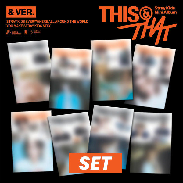 STRAY KIDS - THIS & THAT / & VER. *SET OF 8* + BONUS
