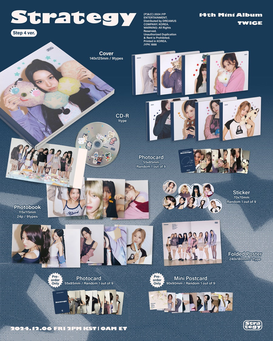 TWICE - Strategy (Step 4) - Member Versions - K-Pop Time