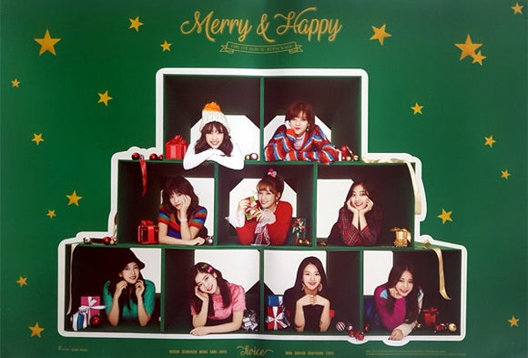 Poster: TWICE - Merry & Happy